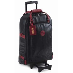 Gard Trumpet+Flugelhorn Wheelie Gig Bag – Leather Black w/ Burgundy Trim